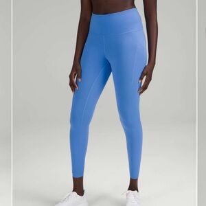 lululemon athletica Wunder Train High-Rise Tights in Blue